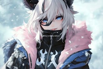 draw your ffxiv character in anime style