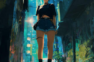 did awesome anime art