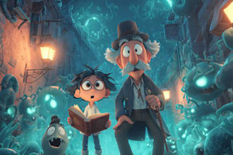 design cute children book covers and fantasy story artwork