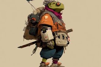 design concept art for your project
