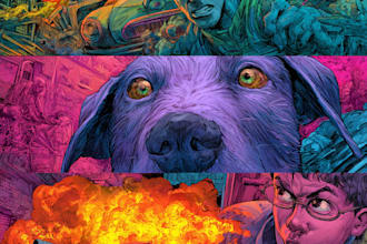 comic book illustration with comic book illustrator