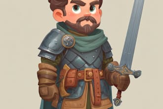 draw 2d game character or 2d game character