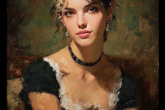 create artistic oil painting portraits