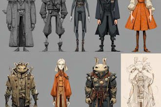 design unique concept art for your worldbuilding
