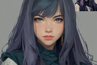 draw anime character art illustration