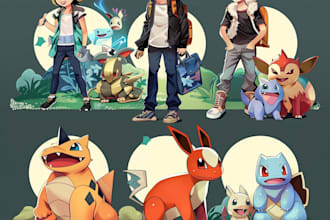 draw you as a pokemon trainer