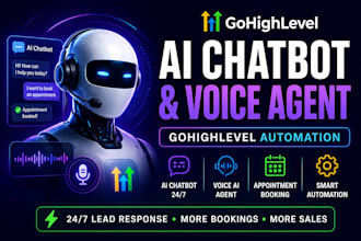 build gohighlevel ai chatbot, gohighlevel voice ai agent, ghl automation