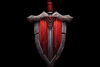 draw fantasy logo for you