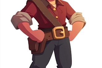 draw 2d game character or 2d game character