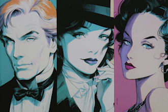 convert your photo into patrick nagel art