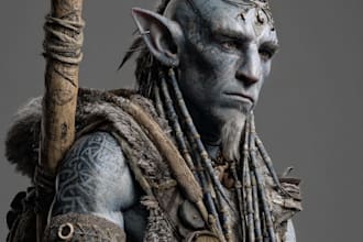 fantasy character art and fantasy character art