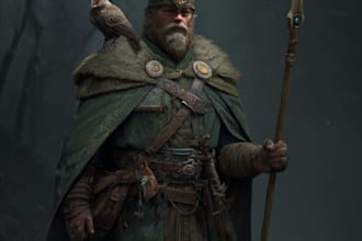 fantasy character art and fantasy character art