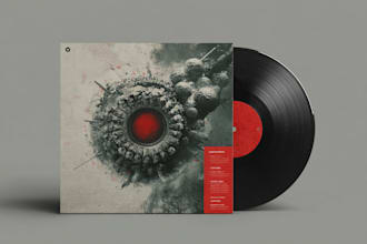 design eye catching album cover single cover mixtape artwork