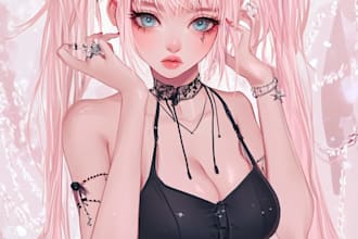 do a anime character