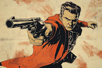 comic book illustration with comic book illustrator