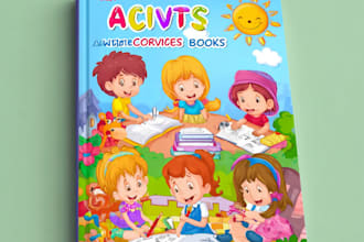 draw creative children book illustrations and story scenes