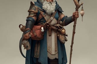 draw fantasy illustrations, concept art, and card game art