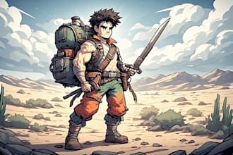 draw high quality nft style avatar or character