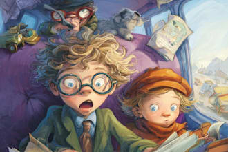 do children story book illustration, children story