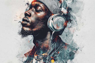 do album cover design, mixtape cover art, single cover art