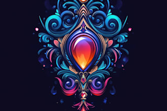 unique and detailed fantasy logo