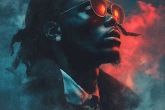 design album cover or single cover art