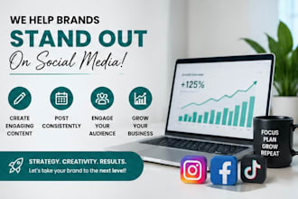 do social media management, content creation and branding