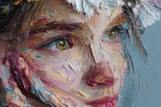 paint a real oil portrait with free shipping