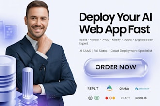 deploy replit app on vercel, github, netlify , aws, digital ocean, azure etc