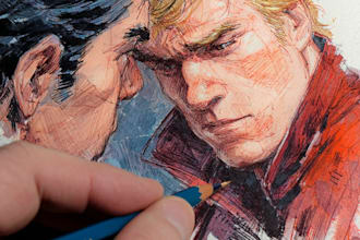 draw special comic illustration