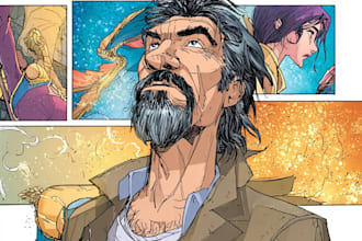 draw special comic illustration or graphic novel