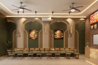 create professional photorealistic interior rendering