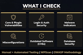 do wordpress security audit and vulnerability assessment