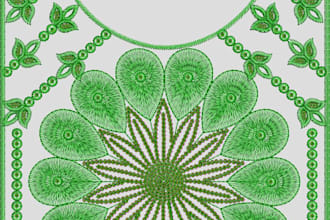 do professional embroidery digitizing and provide dst file