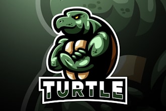 design a custom mascot logo for your brand or business
