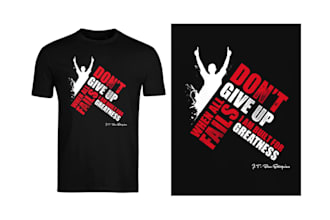create a custom illustrated t shirt design for you