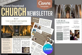 design canva church newsletter church ministry newsletter ministry bulletin
