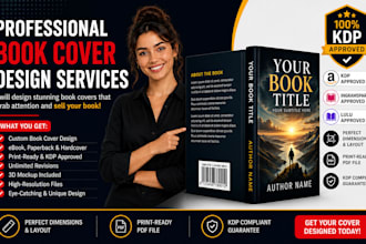 do book cover design ebook cover design, book design, kdp book cover