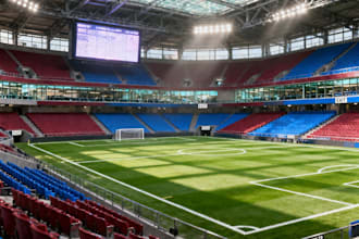 design a realistic 3d sport complex, stadium cgi pickleball court padel facility
