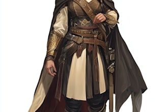 fantasy dnd character illustration