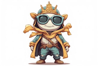 design a creative brand mascot character for you