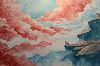 paint watercolor illustration and watercolor art