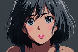 do a anime character