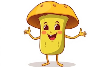 create a high quality memorable food character that customers absolutely love