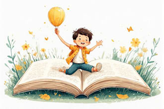 illustrate fun and colorful children book characters