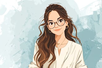 draw cartoon style illustration