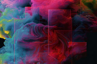 create unique digital abstract art