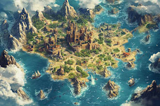 custom battle map for dnd, fantasy, rpgs