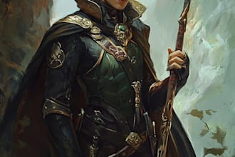 dnd character art and dnd character art