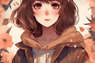 do a anime character